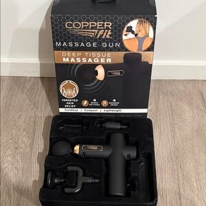 Copper Fit Black Massage Gun